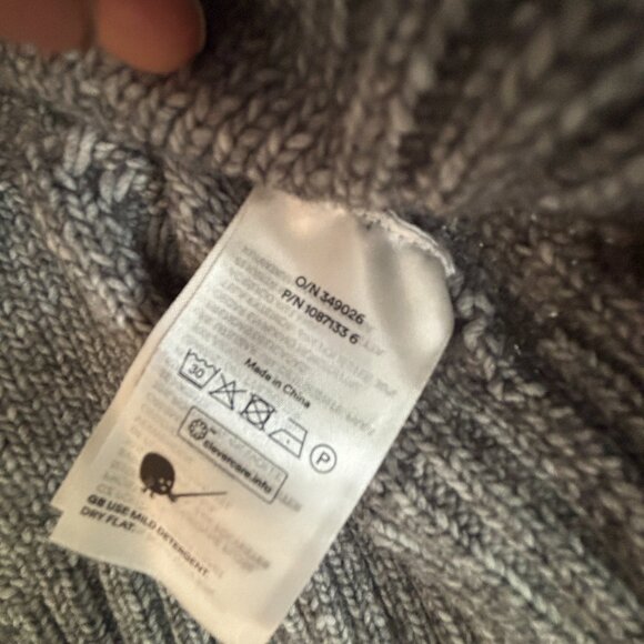 Monkl Grey Cropped Sweater - Picture 4 of 4